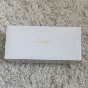 Cartier White Box with Gold Logo